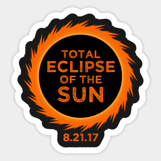 Total Eclipse of the Sun Sticker